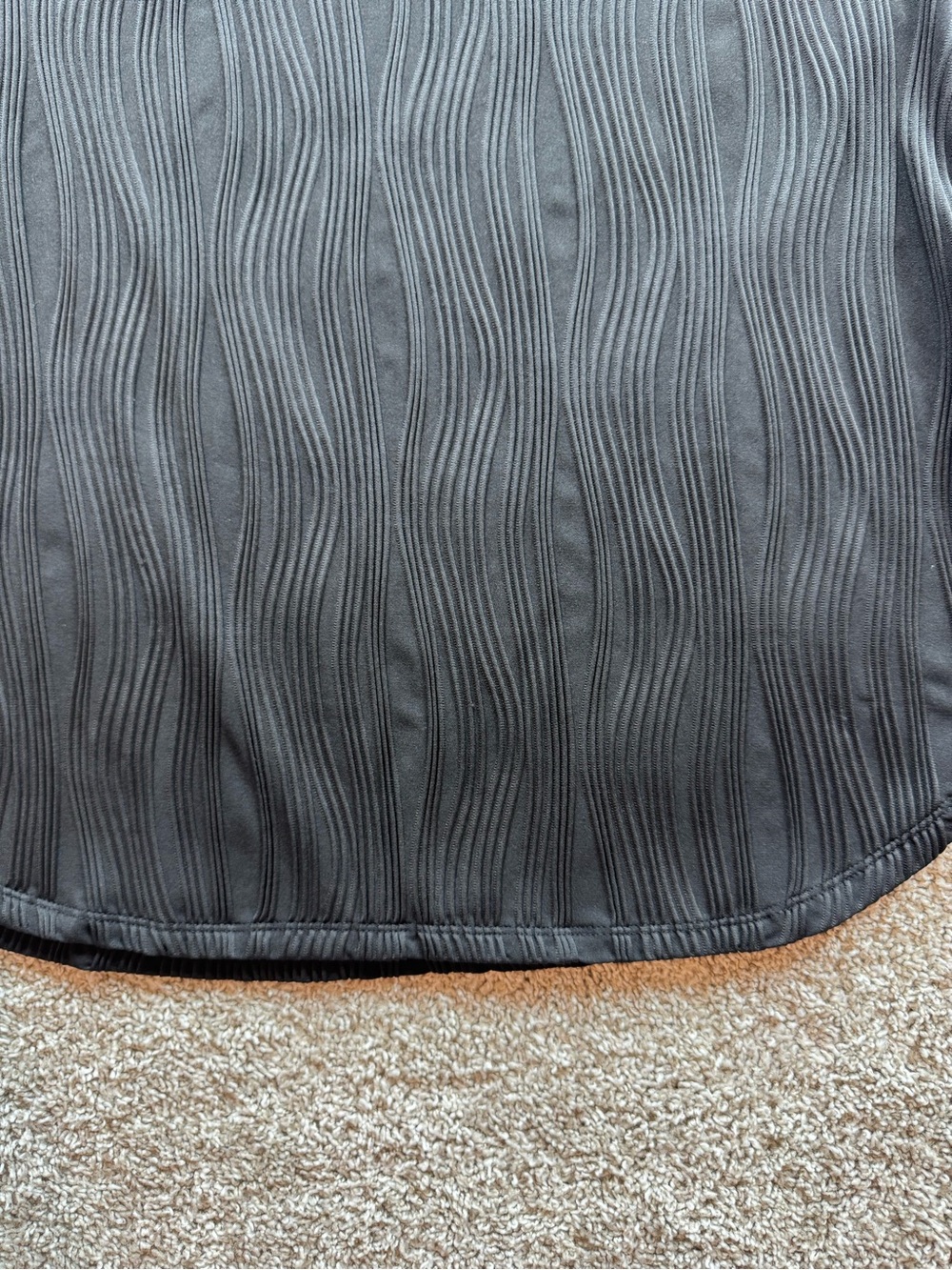 Maternity Top Bundle Large Dressy Maternity Shirts Black Striped & Solid Shirt - Picture 3 of 10